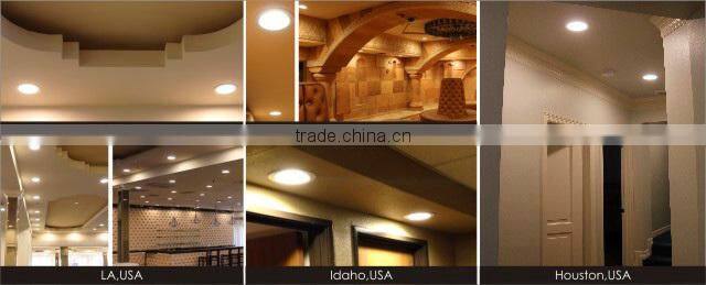 UL Energy Star approved 5 in. and 6 in. 2700k white led recessed trim rotatable downlight