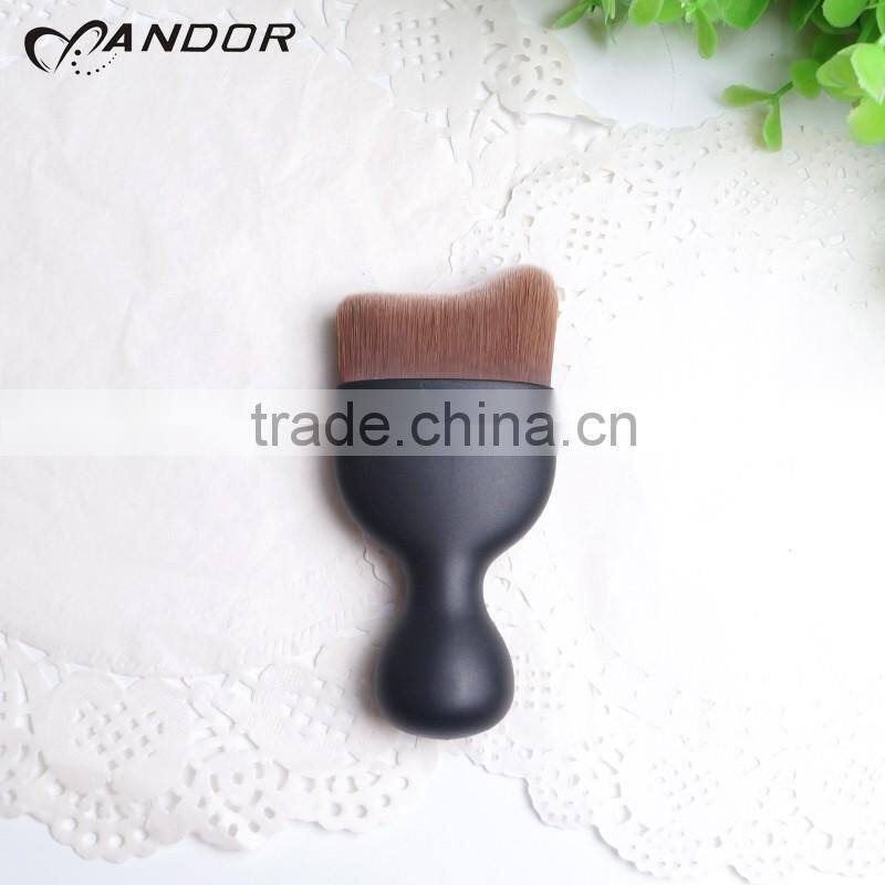 Unique synthetic hair mini purple makeup brushes