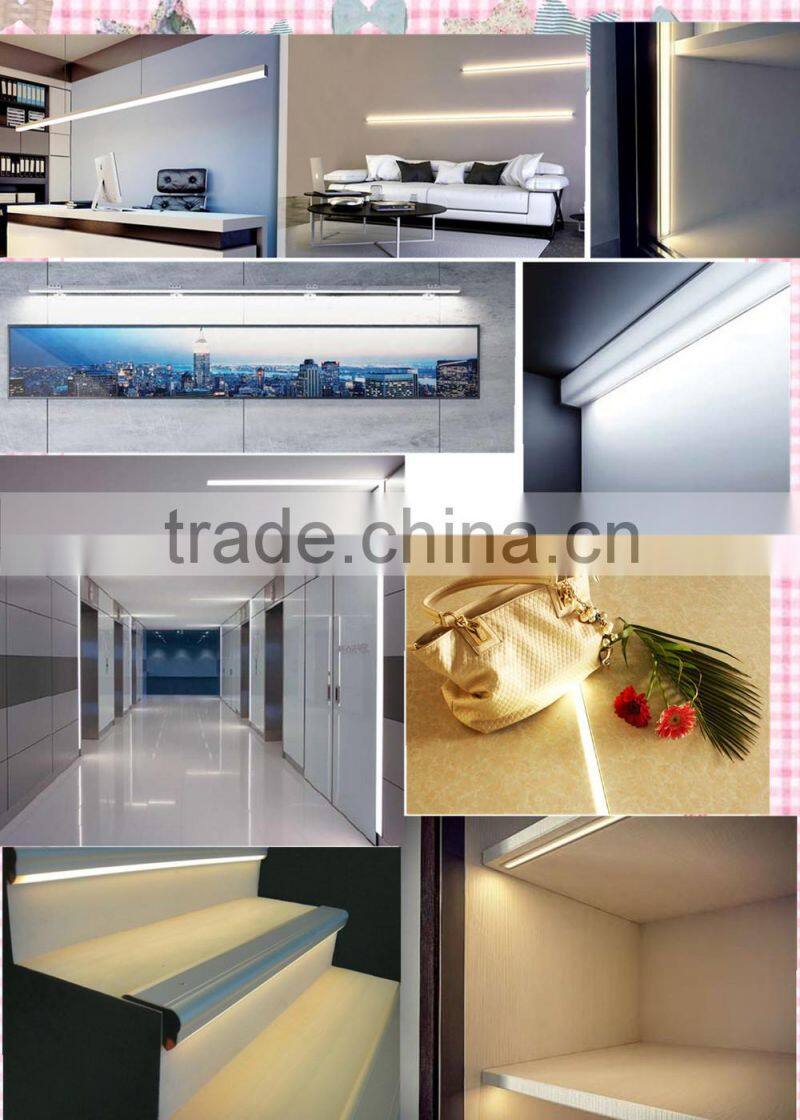 Big Size Aluminum Profile 34*56mm recessed led Aluminum profile& aluminum housing led light bar for rigid pcb