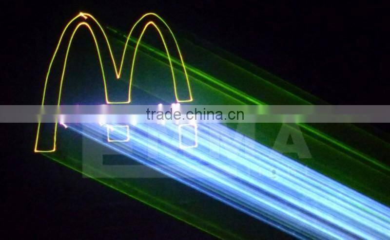 40Kpps galvo Scanner 3 Watt RGB Full Color Laser