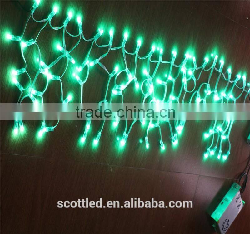 100pcs/string 12V full color led pixel light ws2811 pixel node for Christmas Home decorating