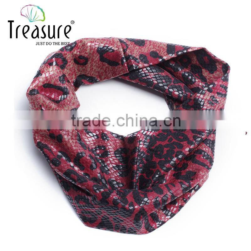 Wholesale Stretching headband, Snakeskin pattern multi color headband for fashion girl