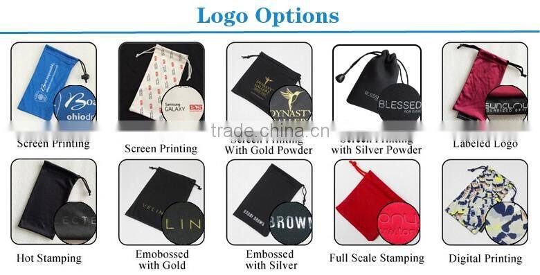High-end custom jewelry micro fiber pouch