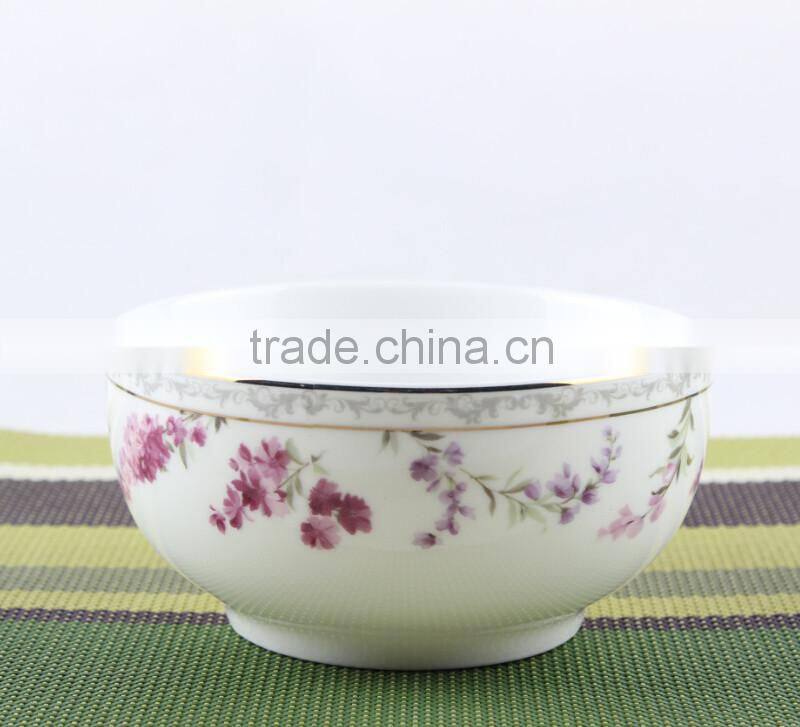 Ukraine dinnerware set,ceramic soup bowl,hongshun porcelain Korea bowl