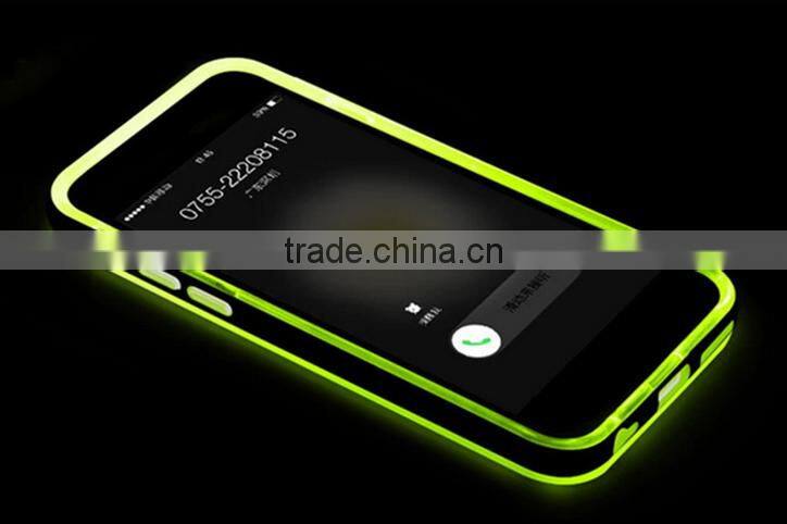 LED Flash Light 1mm Case For Apple for Iphone 6 4.7'' Luminous Glitter Crystal Mobile Phone Cover For Iphone 6 Retail