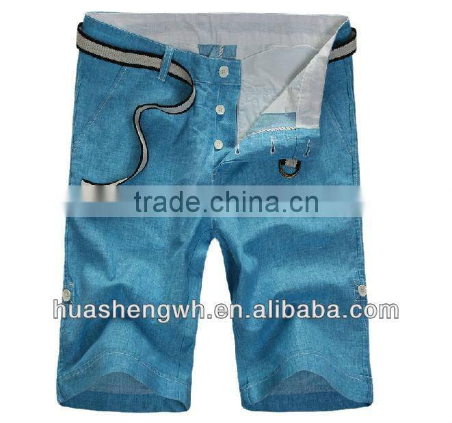 men's shorts,65% linen,35%cotton
