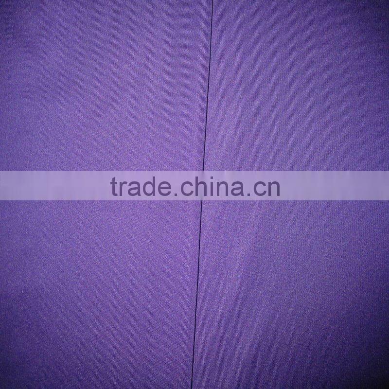 punto roma jersey fabric/polyester spandex stretch knitted fabric/warp knitted fabric