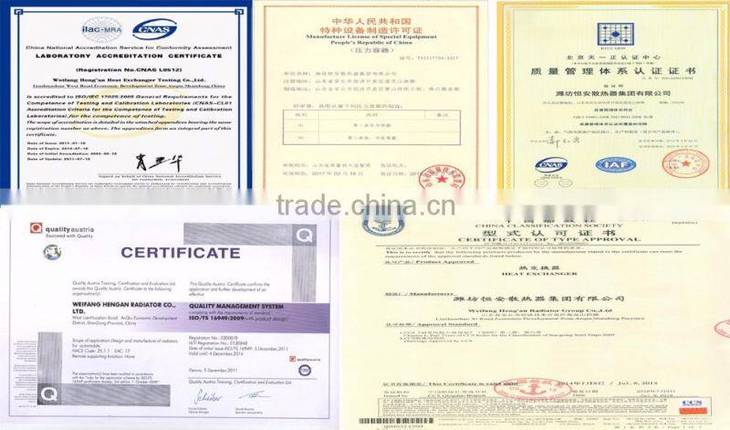 High Performance Aluminum Radiator For Volvo Truck