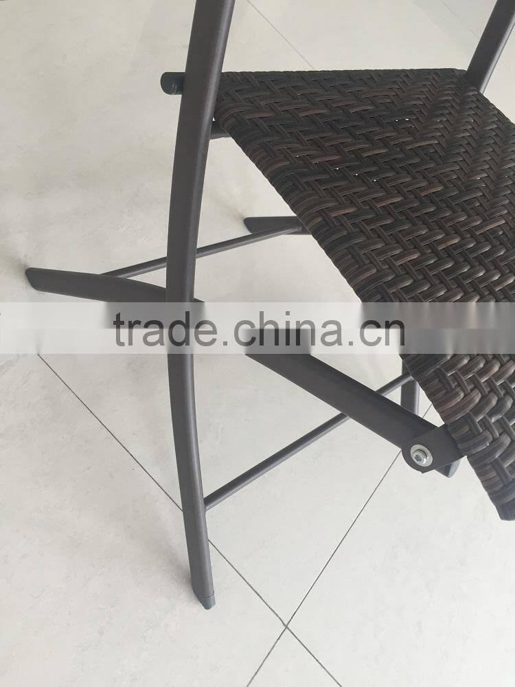 Bistro-005 garden furniture rattan chair bistro set for price