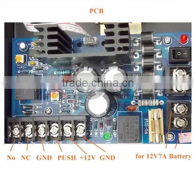 2013 Hot sale 12v Power Supply for Access Control Board with space for battery