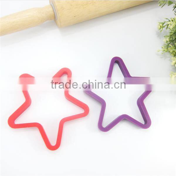 Fancy shapes silicone fried egg molds