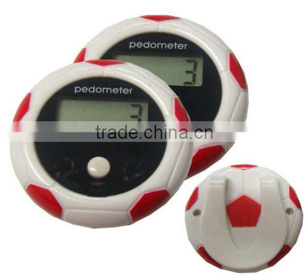 Single Function Round Football Shape Digital Pedometer Step Counter Pedometer Simple Mini Pedometer