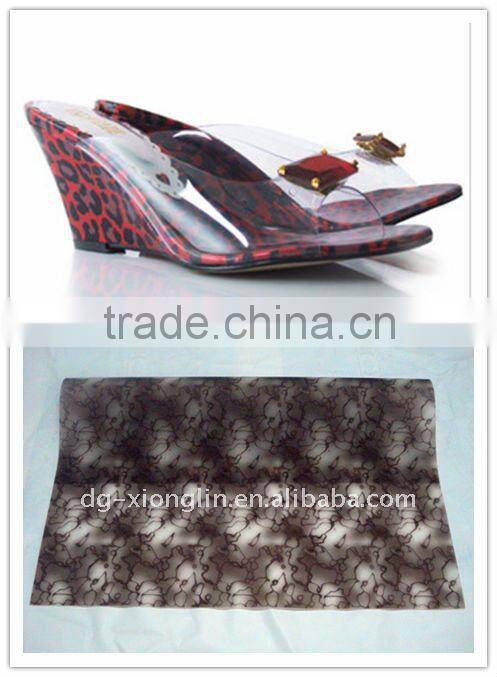 dongguan tpu semi transparent film coating fabric for medical bag, table cloth, shoes