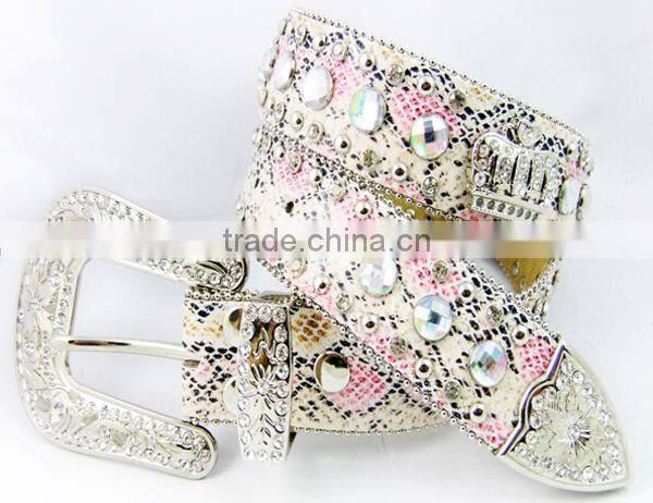 Women Rhinestone Belts Rhinestone Concho Belt