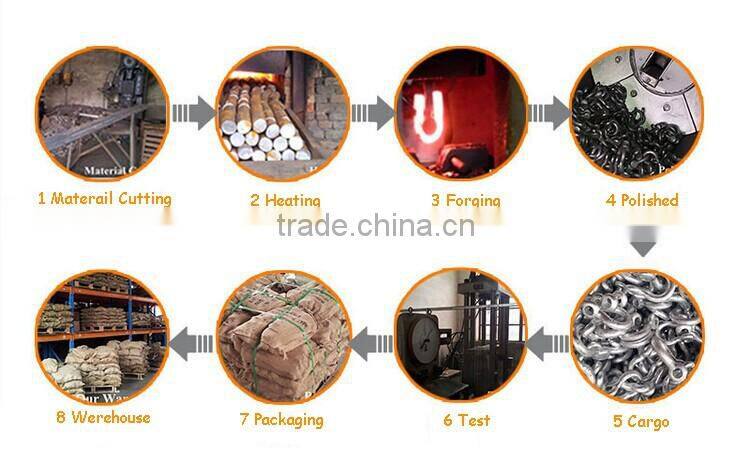 NACM90 Standrd Alloy Chain With Clevis Grab Hook, High Test USA Standard Chain with Hooks