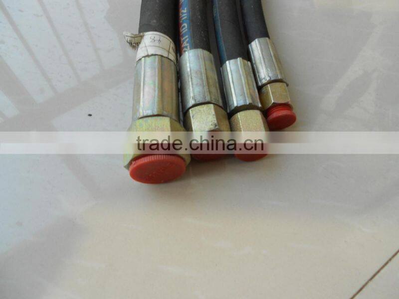 China supplier SAE100R2AT standard high pressure hydraulic air hose pipe
