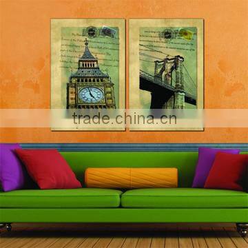 abstract painted canvas