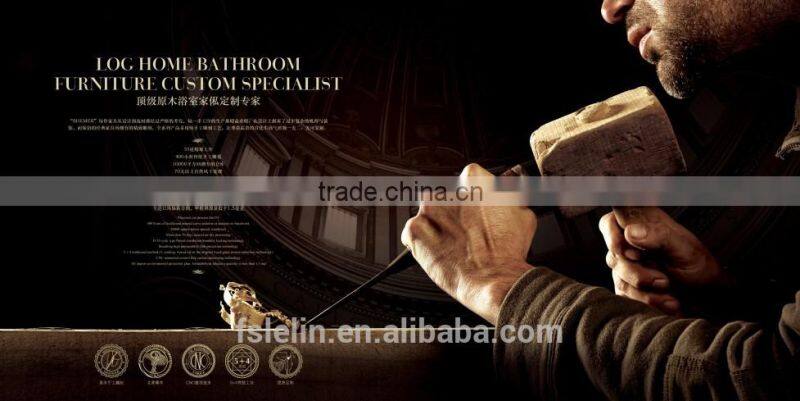 High end classical floor standing solidwood bathroom vanity design wash basin vanities LM-888015