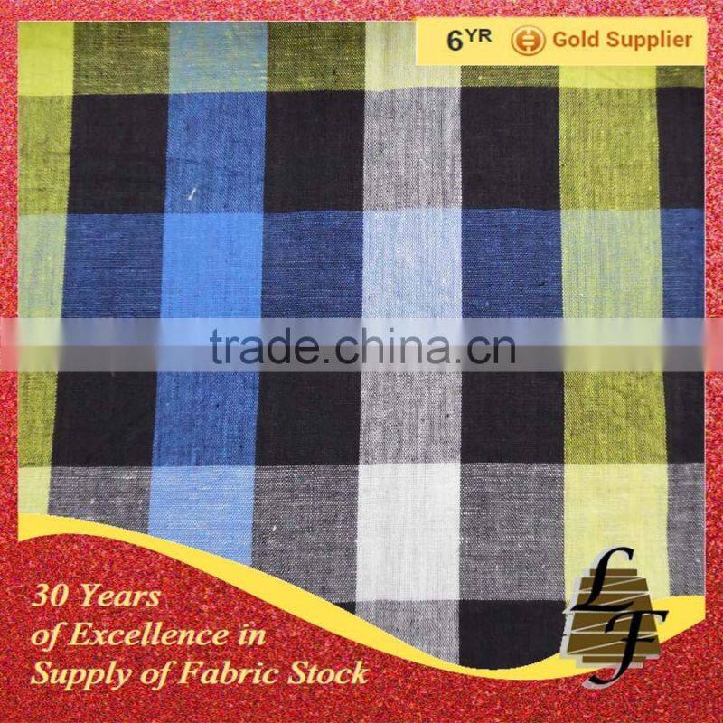 21S- 100% Cotton Yarn Dyed Shirting Stock Fabric(2259)