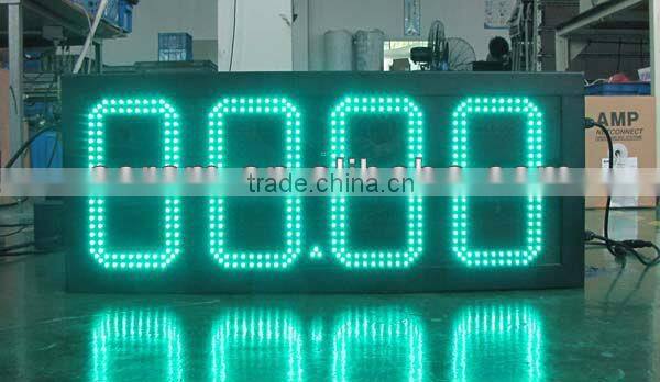 48 inches 12" 8.889 Green LED gas price signs digital for Gas Station