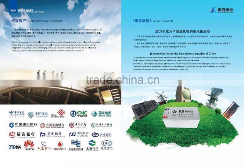 12V100Ah (6-EVFJ-100) EV GEL Battery