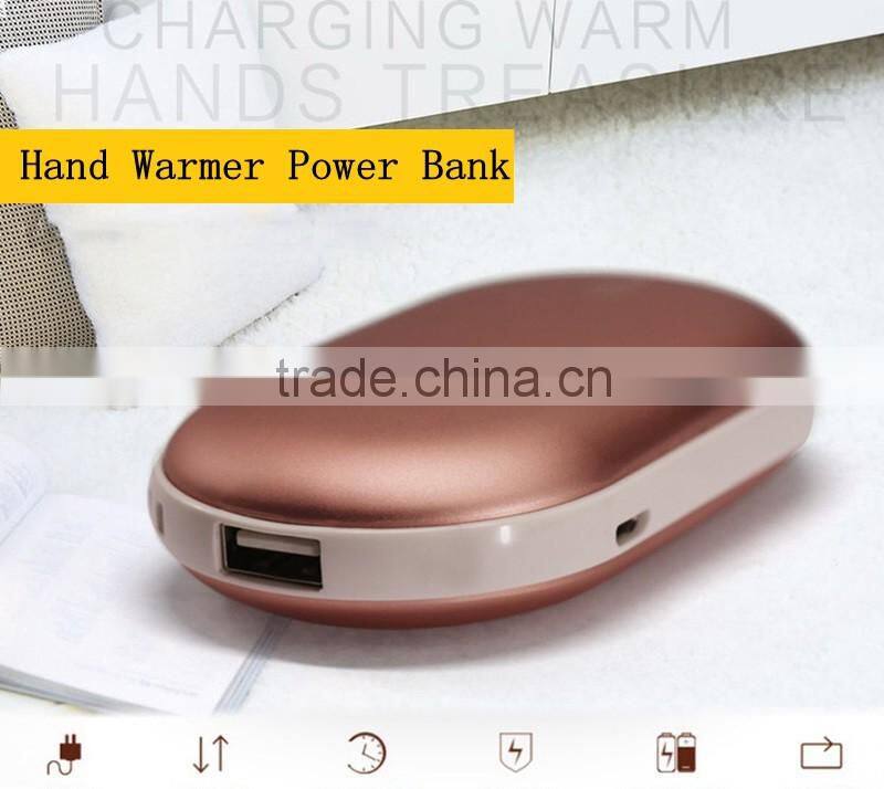 2016 New Design Fashion hand warmer mobile PowerBank 5200mAh