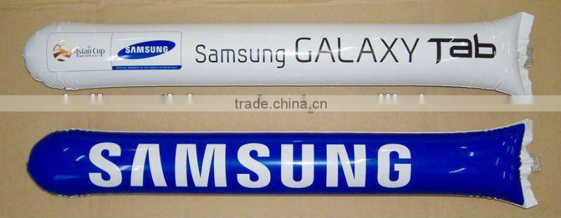 Inflatable Cheering Stick Balloon Noise maker bang stick in full color printing