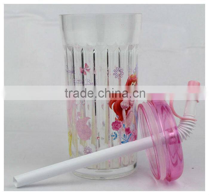 Hot Selling Reusable Plastic Straw Cup for Kids