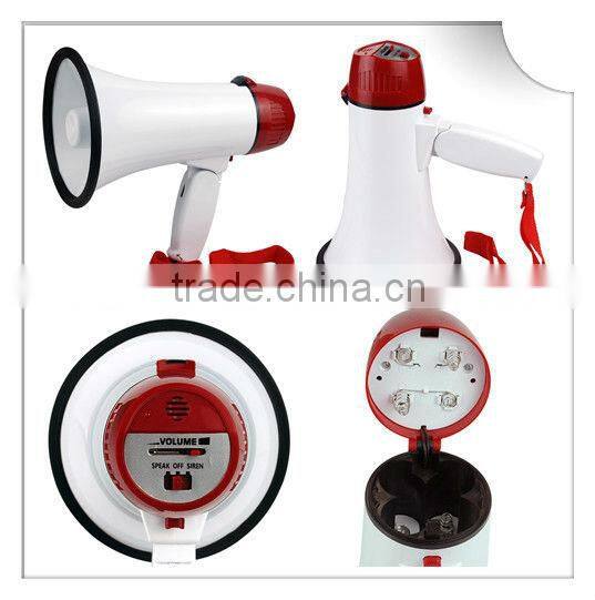 10w cheer megaphone with music made from ABS material for wholesale