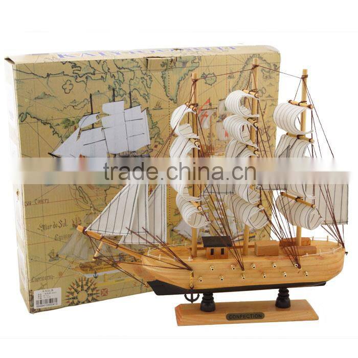 Confirm to EN71 ASTM wooden ship model, wooden model boats