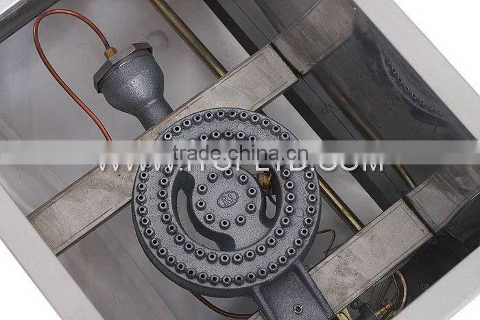 double tank commercial dry fryer