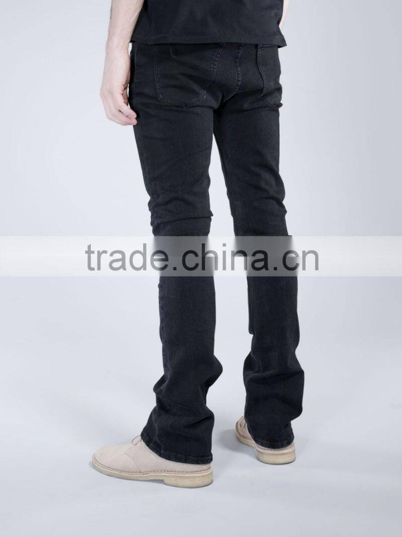 fashion design tight fit bootcut mens jeans JX020