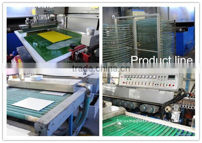 Custom clear blank tempered glass drink coaster