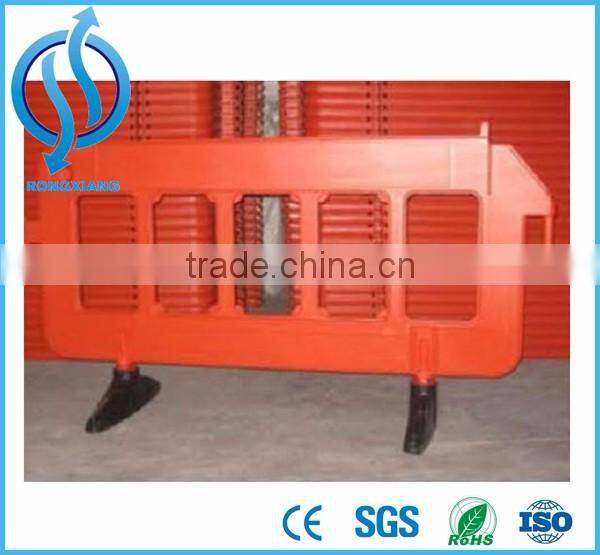 Temporary Portable Plastic Barrier/ Pedestrian Fence Barrier / plastic safety fence for Road Safety