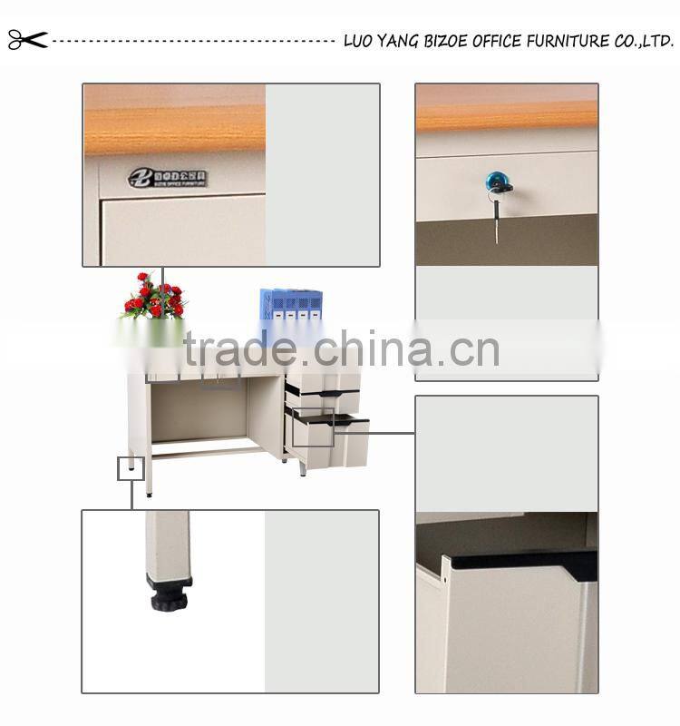 high quality standard four drawers office table with lock