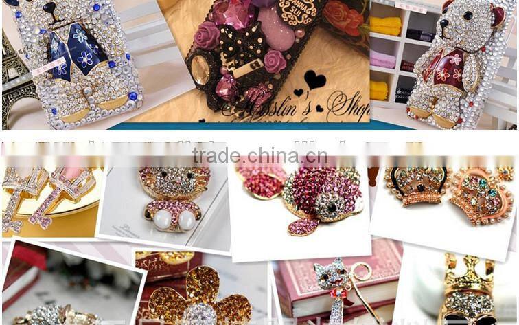 resist fire big size ss40 smoke topaz coffee brown color pointback stone for fashion woman bags