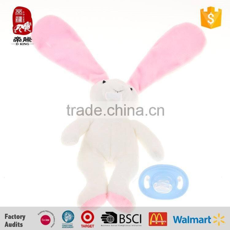 Custom Hot Selling Rabbit Animal Toy Funny Baby Pacifier