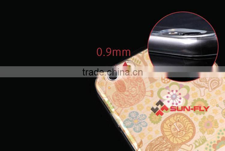 Sublimation 3d case transparent for iphone case customize phone case for iPhone 6 plus