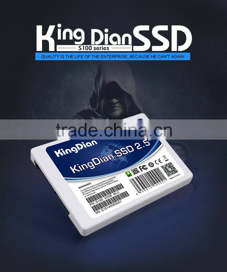 KingDian 2.5' SATAII 32GB Original Brand Solid State Drive SSD hard drive packing box (S100 32GB)
