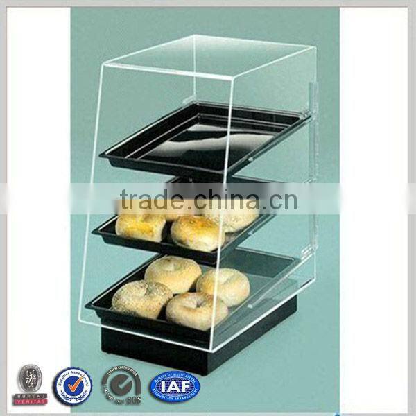 Custom manufacture fry food display rack food plate display stand