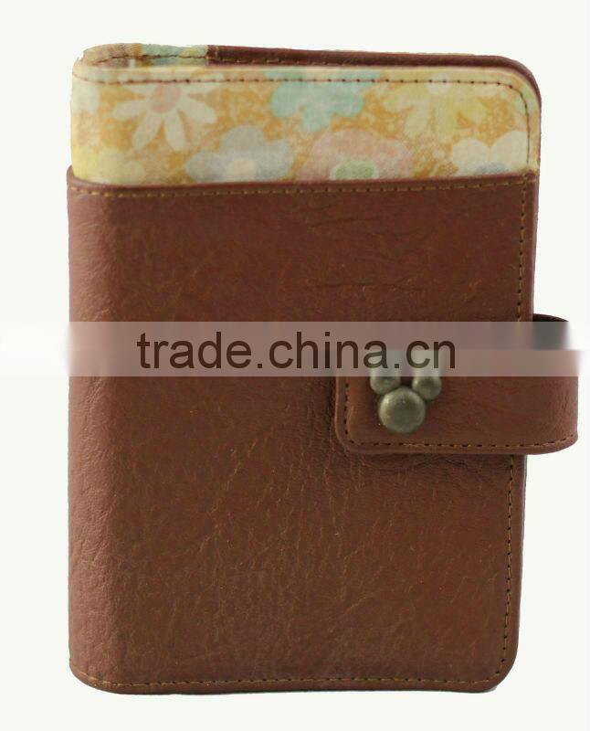2015 NEW A5 Leather organizer / custom personal organizer / journal planner notebook