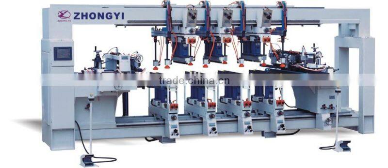 Good quality pecision woodworking multi spindle drilling machine for wood
