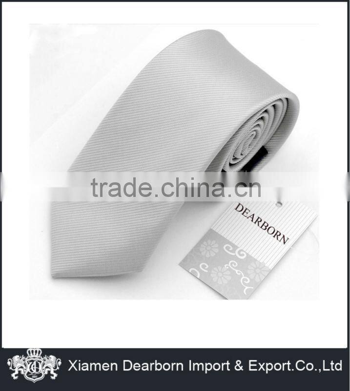 italian slim fit silver necktie