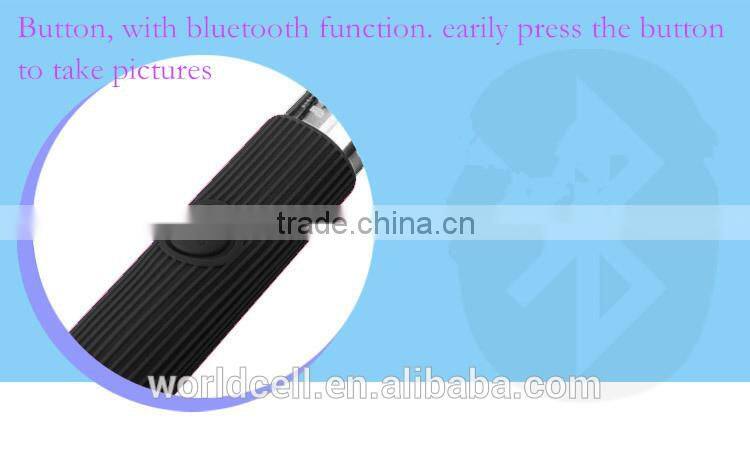 alibaba express colorful bluetooth selfie stick with bluetooth