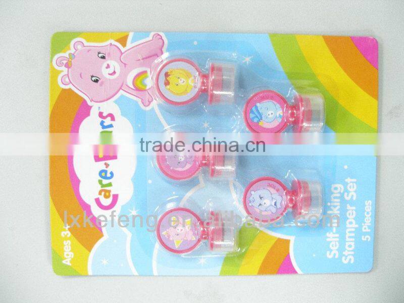 Pink color stamp set