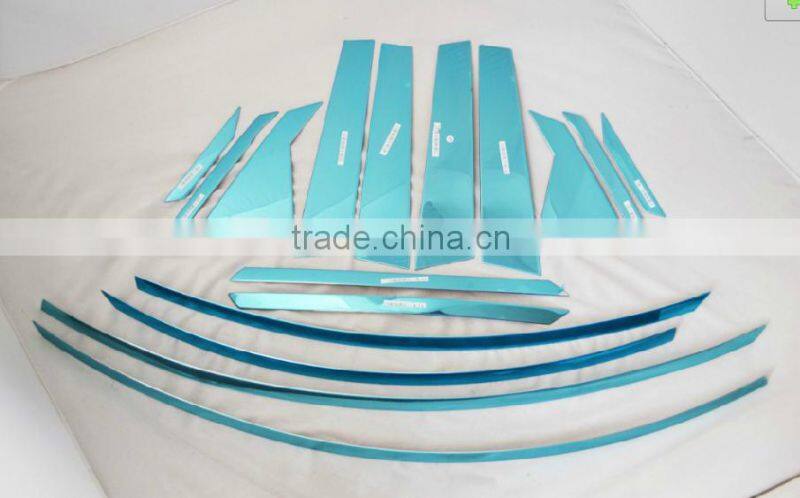 Stainless Steel Door Window Frame Sill Molding Trim WINDOW FRAME TRIMES FOR SONATA 2011-2013 2011 2013