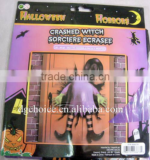 Colored customized halloween decor home door cover