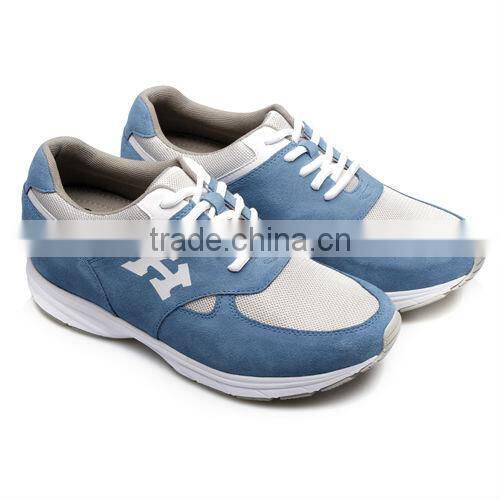 2016 fashion sport running elevator shoes for short men