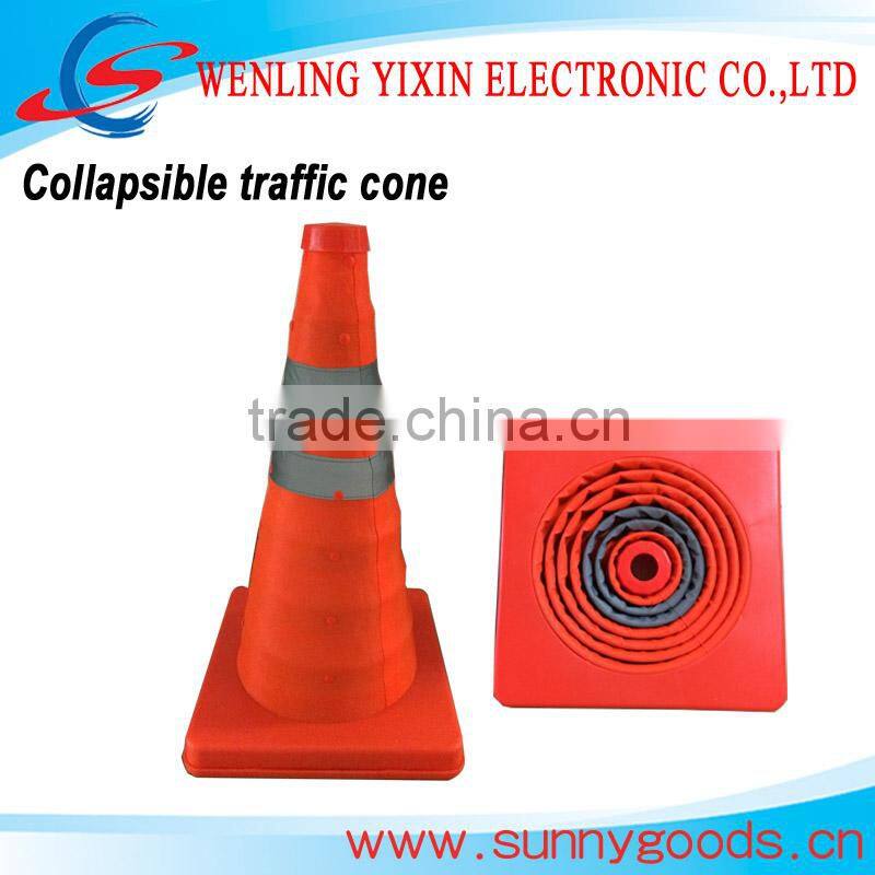 height 700mm retractable safety cones trafic cones