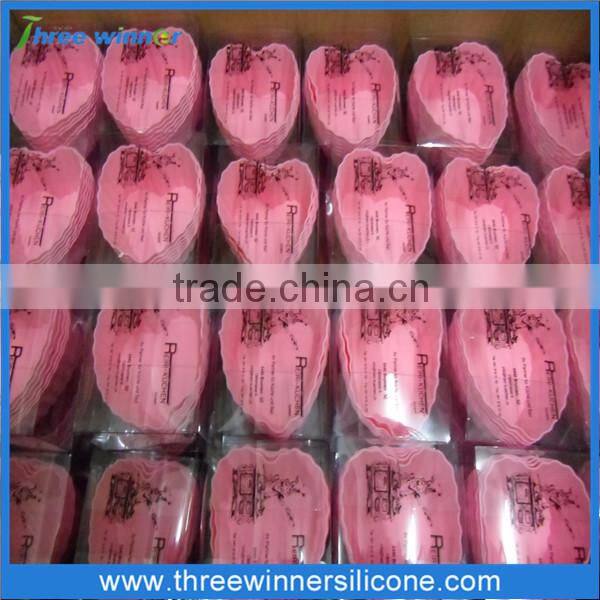 Baking heart shape cake silicone cupcake maker
